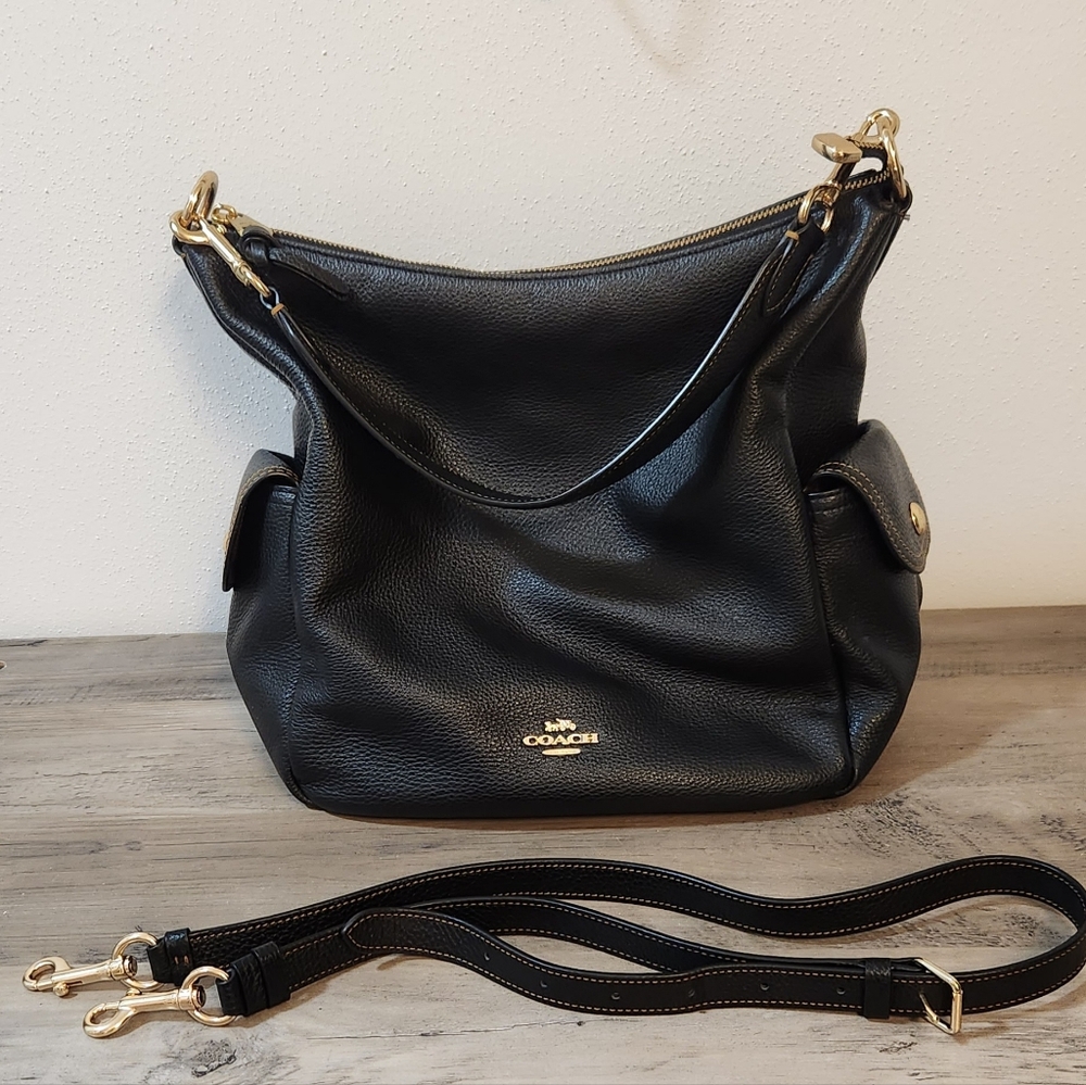 Coach Penny black shoulder bag